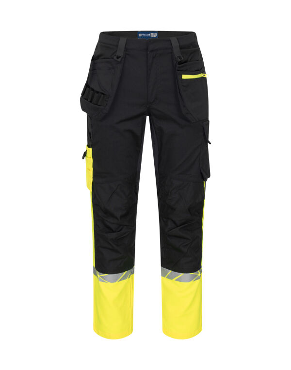 PJ647509 Pro-Job Progression 7509 Workpant HP Black/Yellow