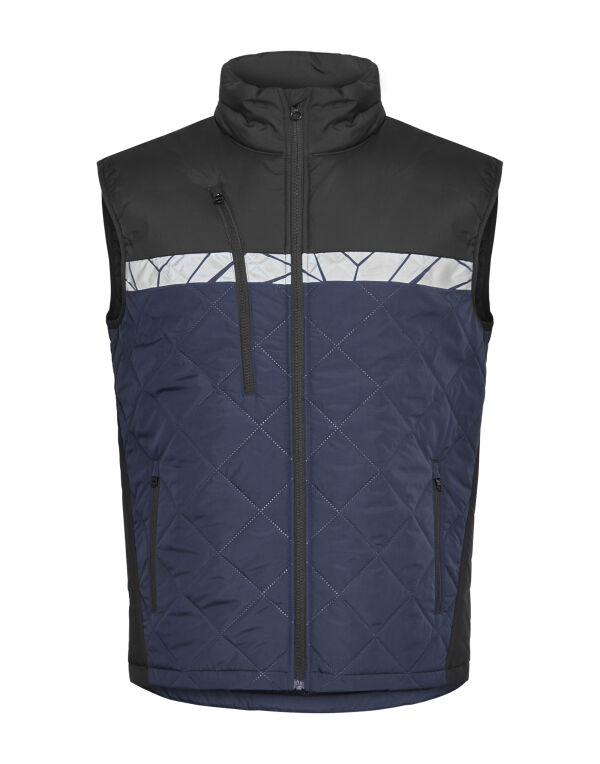 PJ647700 Pro-Job Progression 7700 Quilted Vest Navy/Black