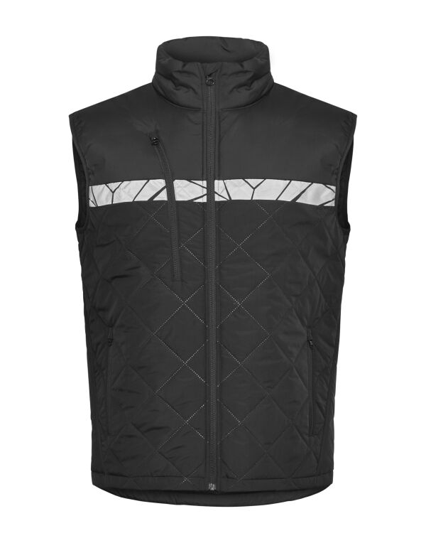 PJ647700 Pro-Job Progression 7700 Quilted Vest Black/Black