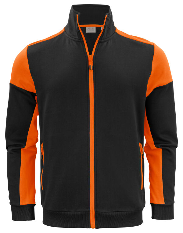 PP2262061 Printer Prime Full Zip Sweatshirt Black/Orange