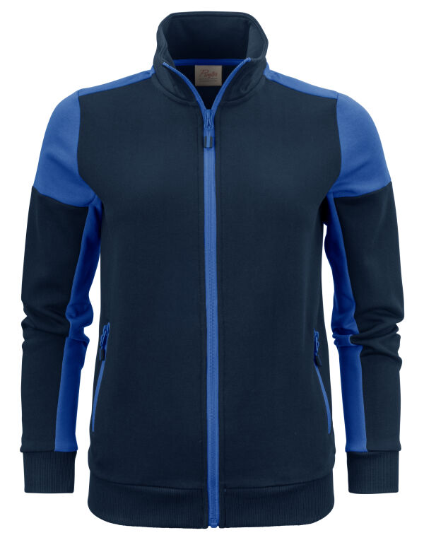 PP2262062 Printer Prime Ladies Full Zip Sweatshirt Navy/Cobalt