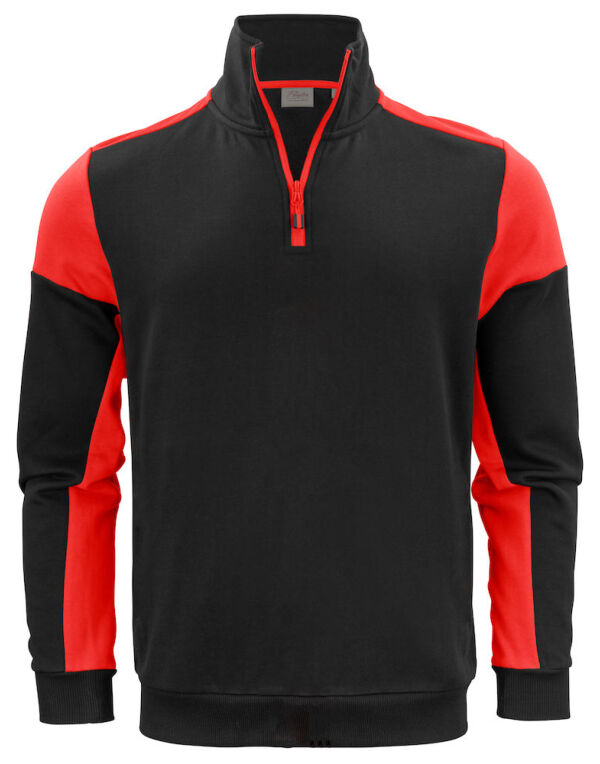 PP2262069 Printer Prime Half Zip Sweatshirt Black/Red