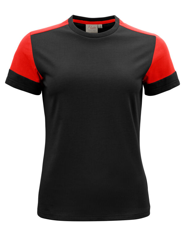 PP2264031 Printer Prime Ladies T-Shirt Black/Red