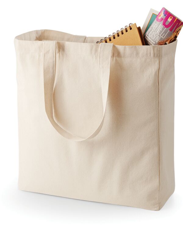 QD23 Natural Canvas Classic Shopper