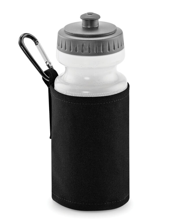 QD440 Black Water Bottle And Holder
