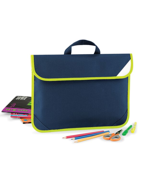 QD452 Quadra Enhanced-Viz Book Bag French Navy QD452 Quadra Enhanced-Viz Book Bag French Navy