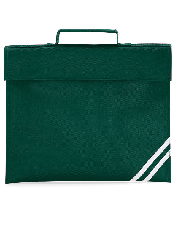 QD456 Quadra Classic Book Bag Bottle Green QD456 Quadra Classic Book Bag Bottle Green