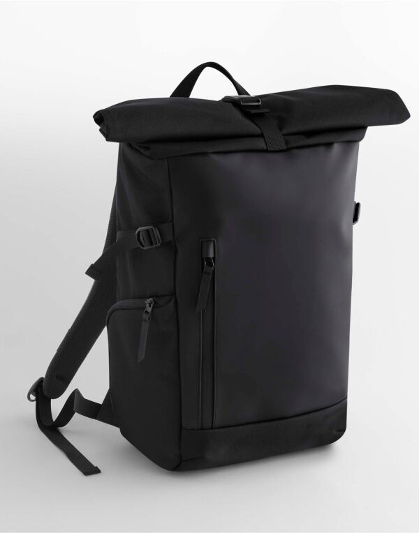 QD543 Quadra Zurich Roll-Top Backpack Black