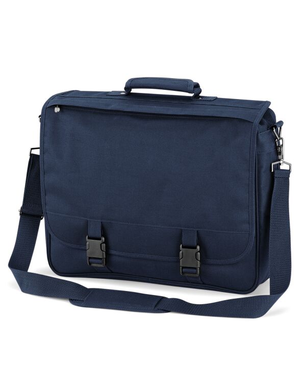 QD65 French Navy Portfolio Briefcase