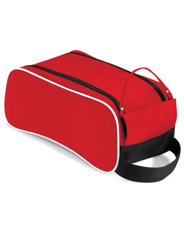 QD76 Classic Red/Black/White Teamwear Shoe Bag