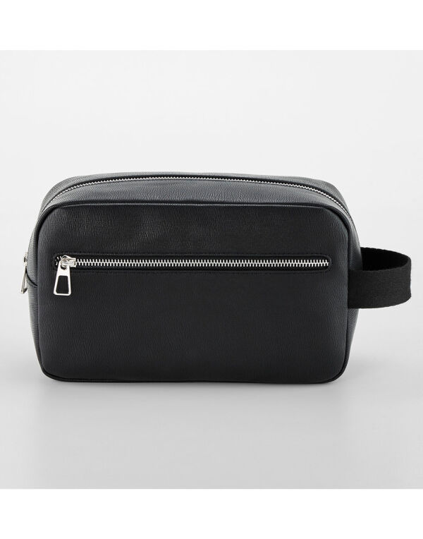 QD779 Black Tailored Luxe Wash Bag