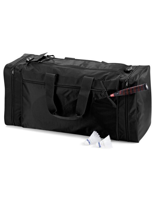 QD80 Quadra Jumbo Sports Holdall Black QD80 Quadra Jumbo Sports Holdall Black