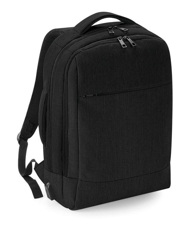 QD990 Black Q-Tech Charge Convertible Backpack