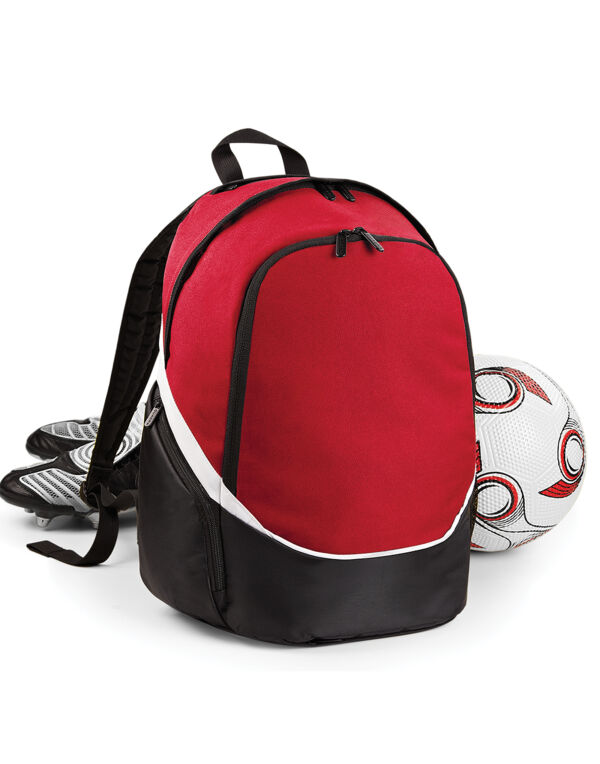 QS255 Classic Red/Black/White Pro Team Backpack