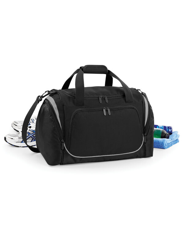 QS277 Quadra Pro Team Locker Bag Black/ Grey