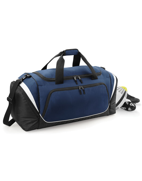 QS288 Quadra Pro Team Jumbo Kit Bag French Navy/Black/White QS288 Quadra Pro Team Jumbo Kit Bag French Navy/Black/White