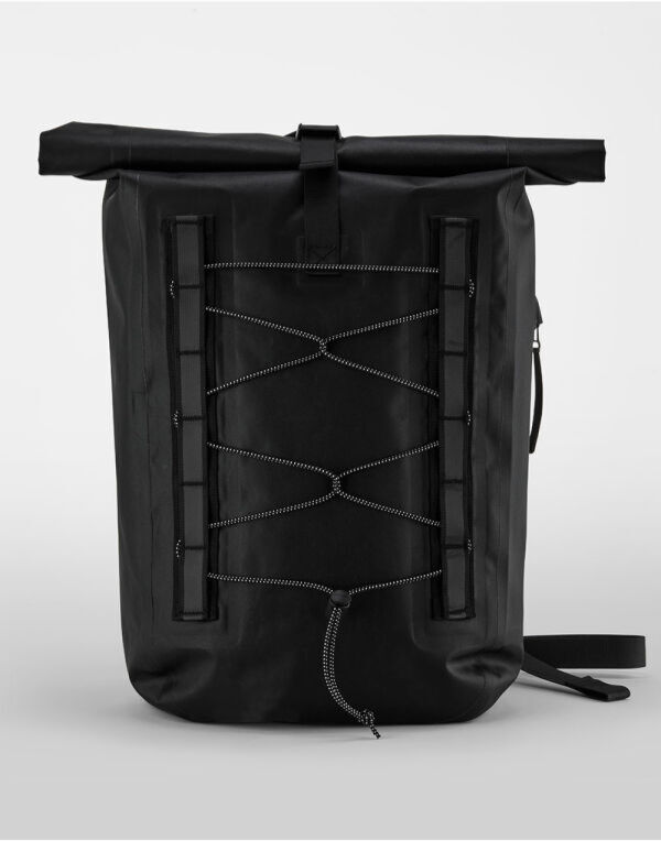 QS570 Quadra Waterproof Bike Roll-Top Black