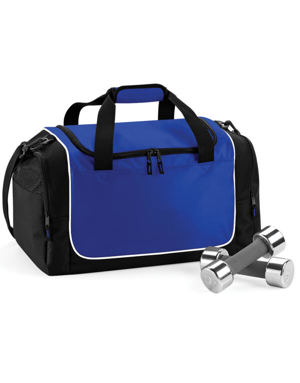 QS77 Quadra Teamwear Locker Bag Bright Royal/Black/White
