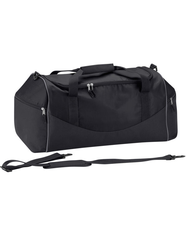 QS70 Quadra Teamwear Holdall Black/Graphite