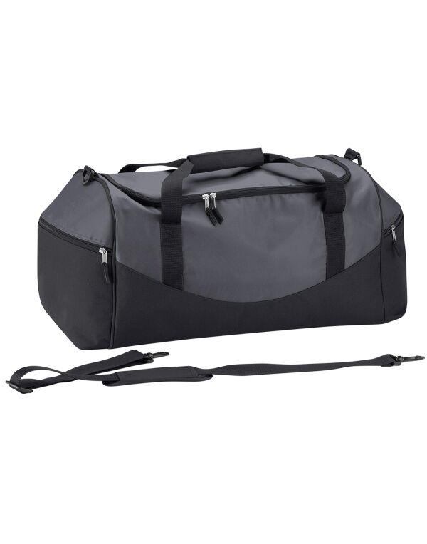 QS70 Quadra Teamwear Holdall Graphite/Grey/Black