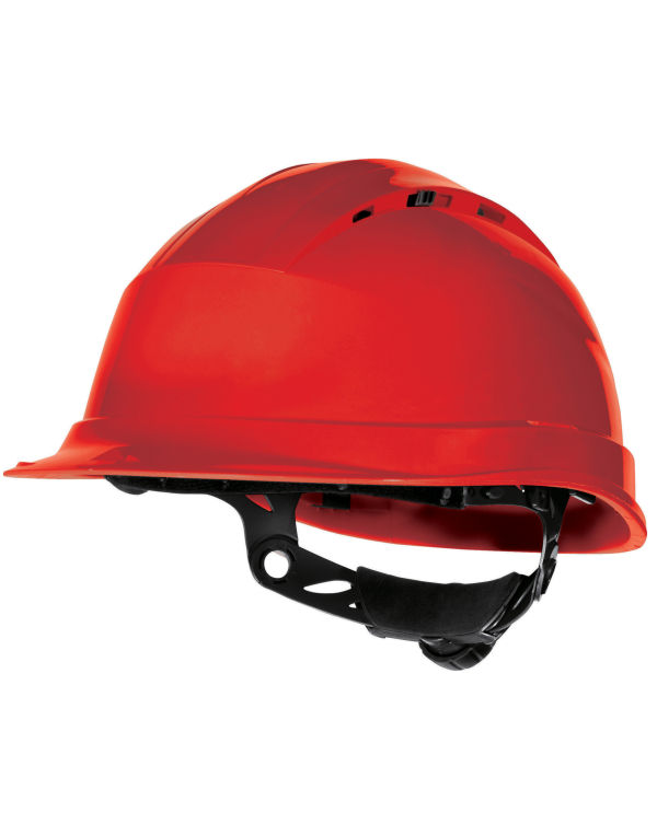 QUARTZ4 Delta Plus Quartz Rotor Safety Helmet Red