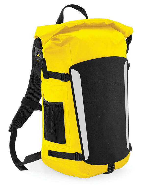 QX625 Quadra SLX 25 Litre Waterproof Backpack Yellow/Black QX625 Quadra SLX 25 Litre Waterproof Backpack Yellow/Black
