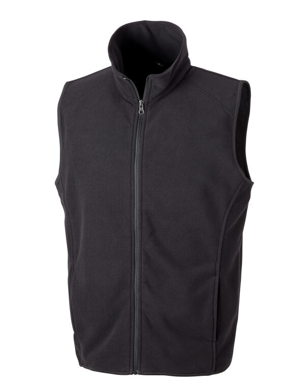 R116X Result Core Microfleece Gilet Black