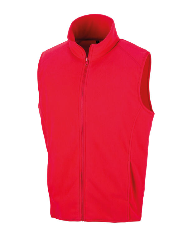 R116X Result Core Microfleece Gilet Red