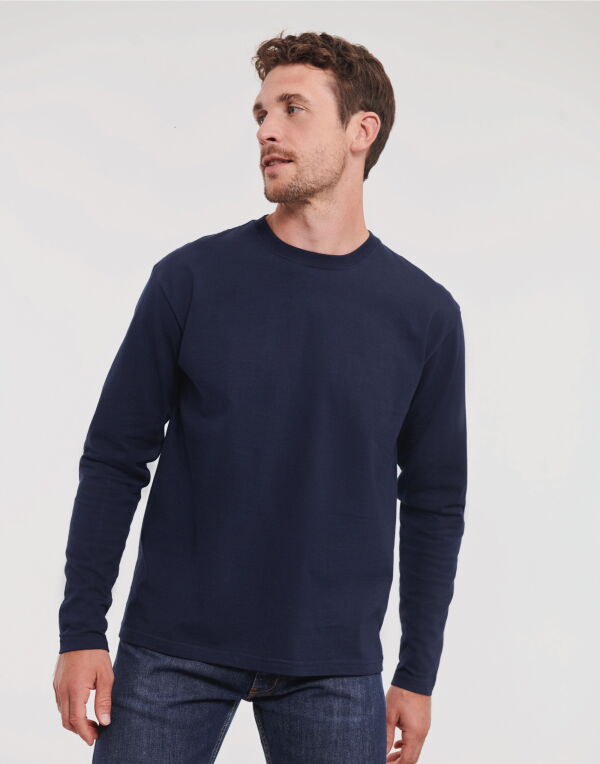 R180L Russell Classic Long Sleeve T French Navy
