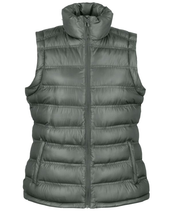 R193F Result Urban Outdoor Wear Ladies’ Ice Bird Padded Gilet Frost Grey