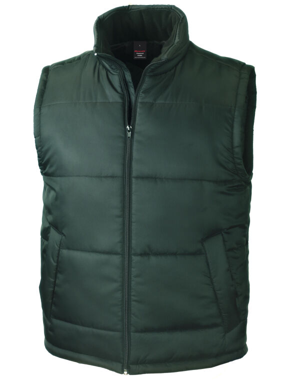R208X Result Core Bodywarmer Bottle Green