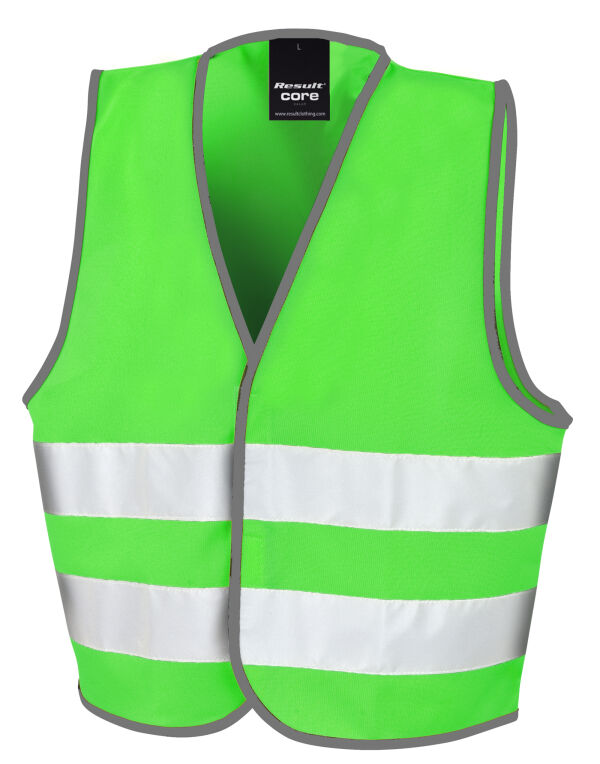 R200JEV Lime Junior Enhanced Visibility Vest