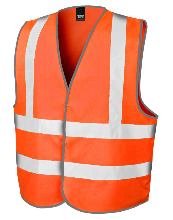 R201X Result Safeguard Hi-Vis Motorway vest Hi Vis Orange
