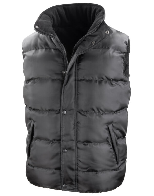 R223X Result Core Nova Lux Padded Hooded Gilet Black