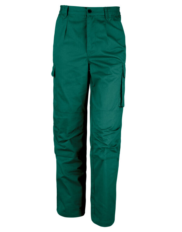 R308M WORK-GUARD by Result Action Trousers (Reg) Bottle Green