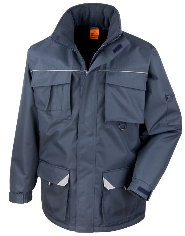 R301X WORK-GUARD by Result Sabre Long Coat Navy