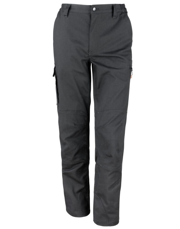 R303XR WORK-GUARD by Result Sabre Stretch Trousers (Reg) Black