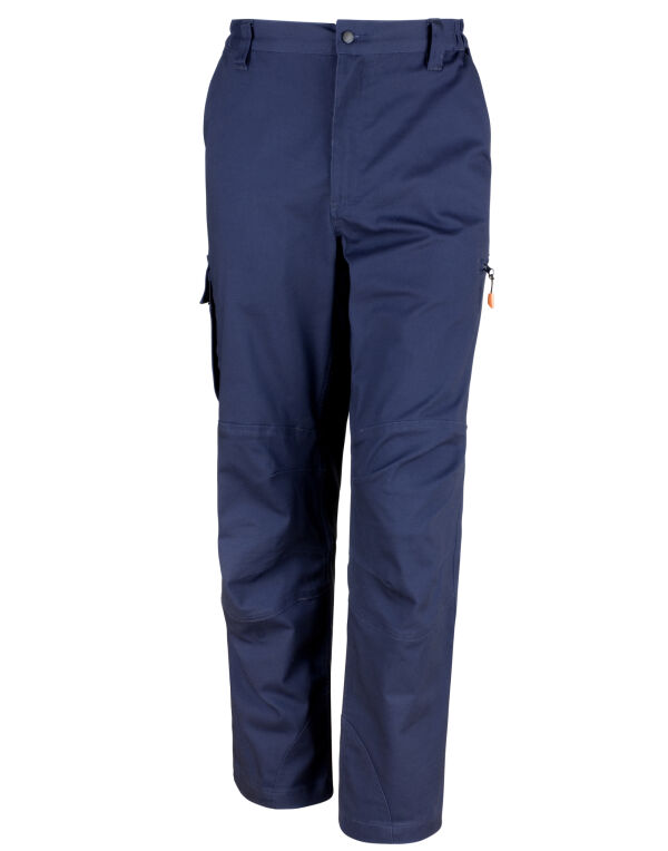 R303XR WORK-GUARD by Result Sabre Stretch Trousers (Reg) Navy