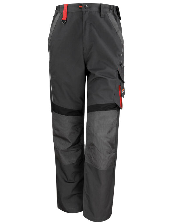 R310XR WORK-GUARD by Result Technical Trouser (Reg) Grey/Black