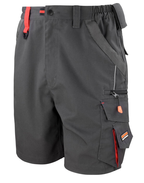 R311X WORK-GUARD by Result Technical Shorts Grey/Black