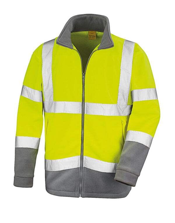 R329X Result Safeguard Safety Microfleece Fluro Yellow