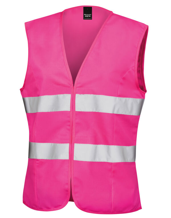 R334F Result Safeguard Women’s Safety Vest Floro Pink