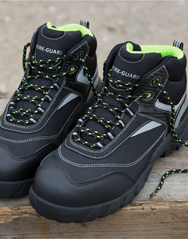 R339X WORK-GUARD by Result Blackwatch Safety Boot Black/Silver