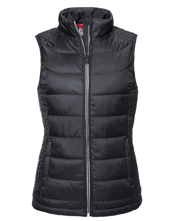 R441F Russell Ladies’ Nano Bodywarmer Black