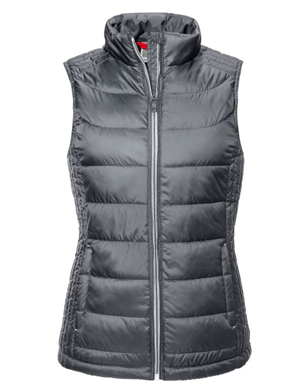 R441F Russell Ladies’ Nano Bodywarmer Iron Grey
