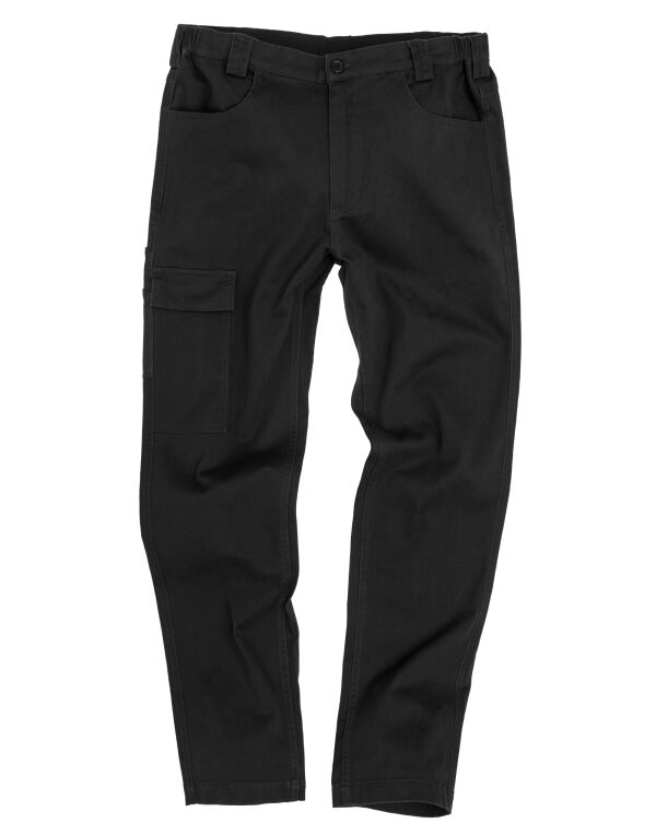 R470X WORK-GUARD by Result Super Stretch Slim Chino Black