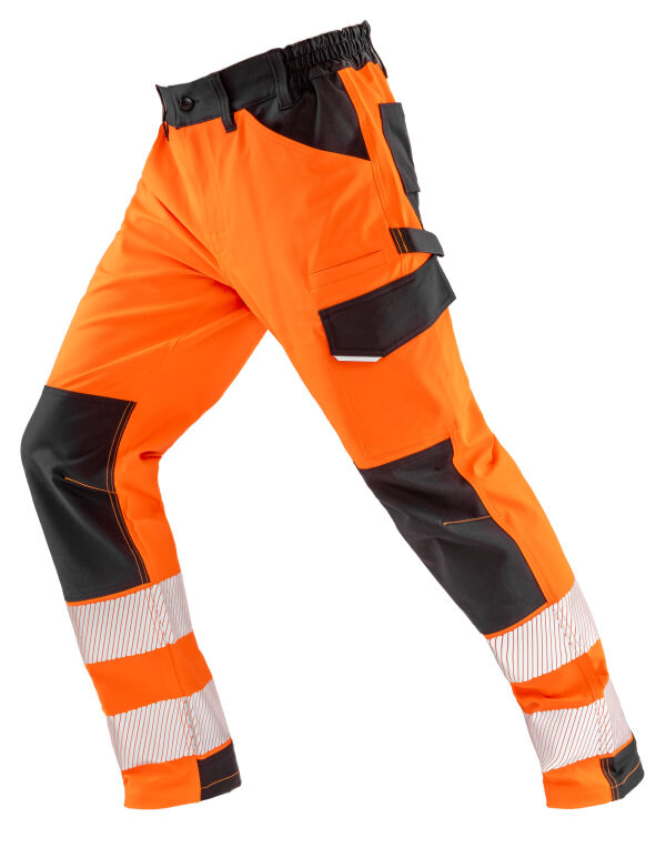 R517X Fluoresent Orange Recycled Dynamic Stretch Safety Trouser