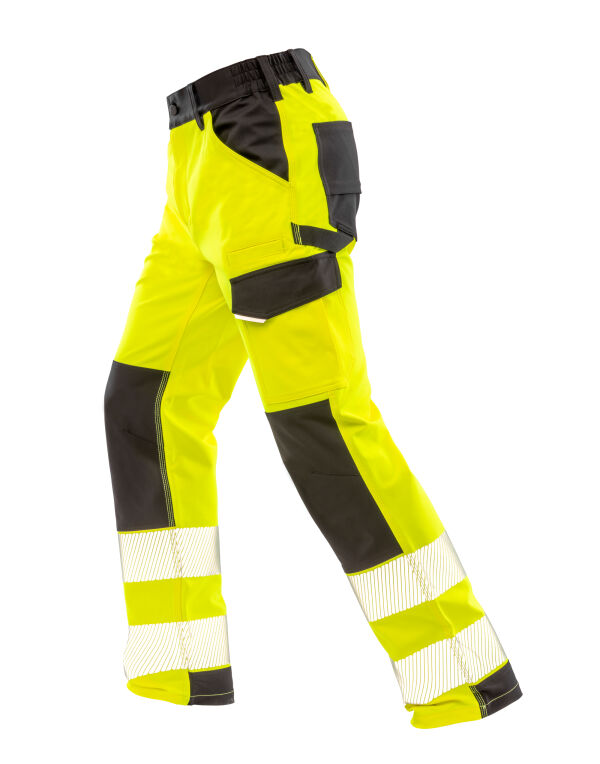 R517X Result Safeguard Recycled Dynamic Stretch Safety Trouser Fluoresent Yellow