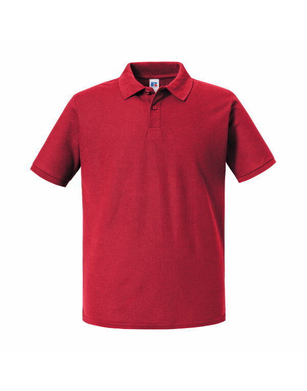 R570M Russell Authentic Eco Polo Classic Red