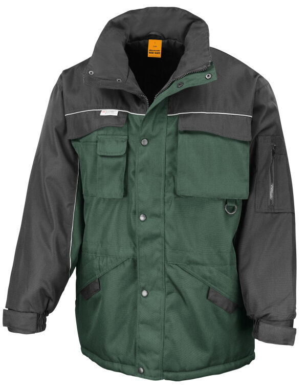 R72X WORK-GUARD by Result Combo Coat Bottle Green/Black